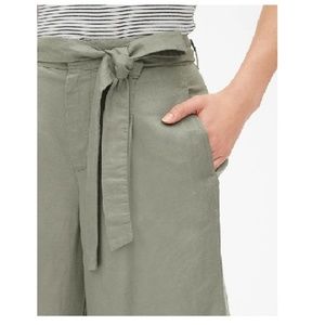 GAP Pants - NWT Gap Linen High Rise Wide Leg Pants 6 Black c39 GAP Pants - NWT Gap Linen High Rise Wide Leg Pants 6 Black c39